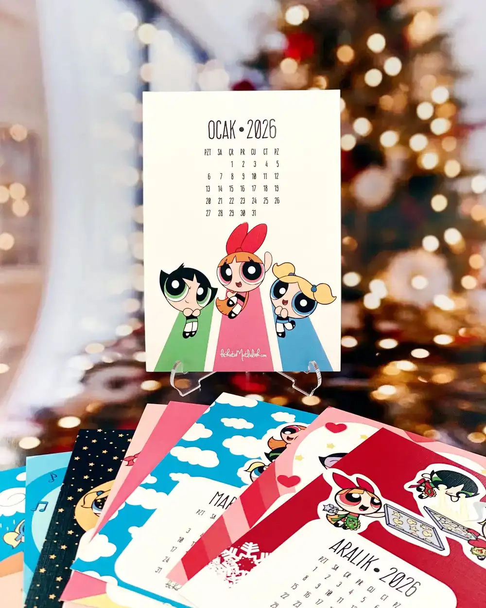 2026 Powerpuff Girls Masa Takvimi