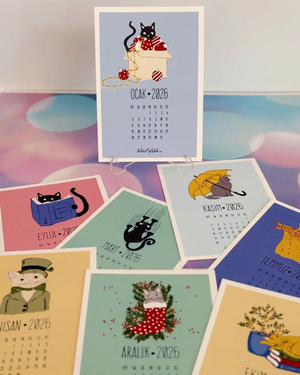 2026 Kedi Masa Takvimi