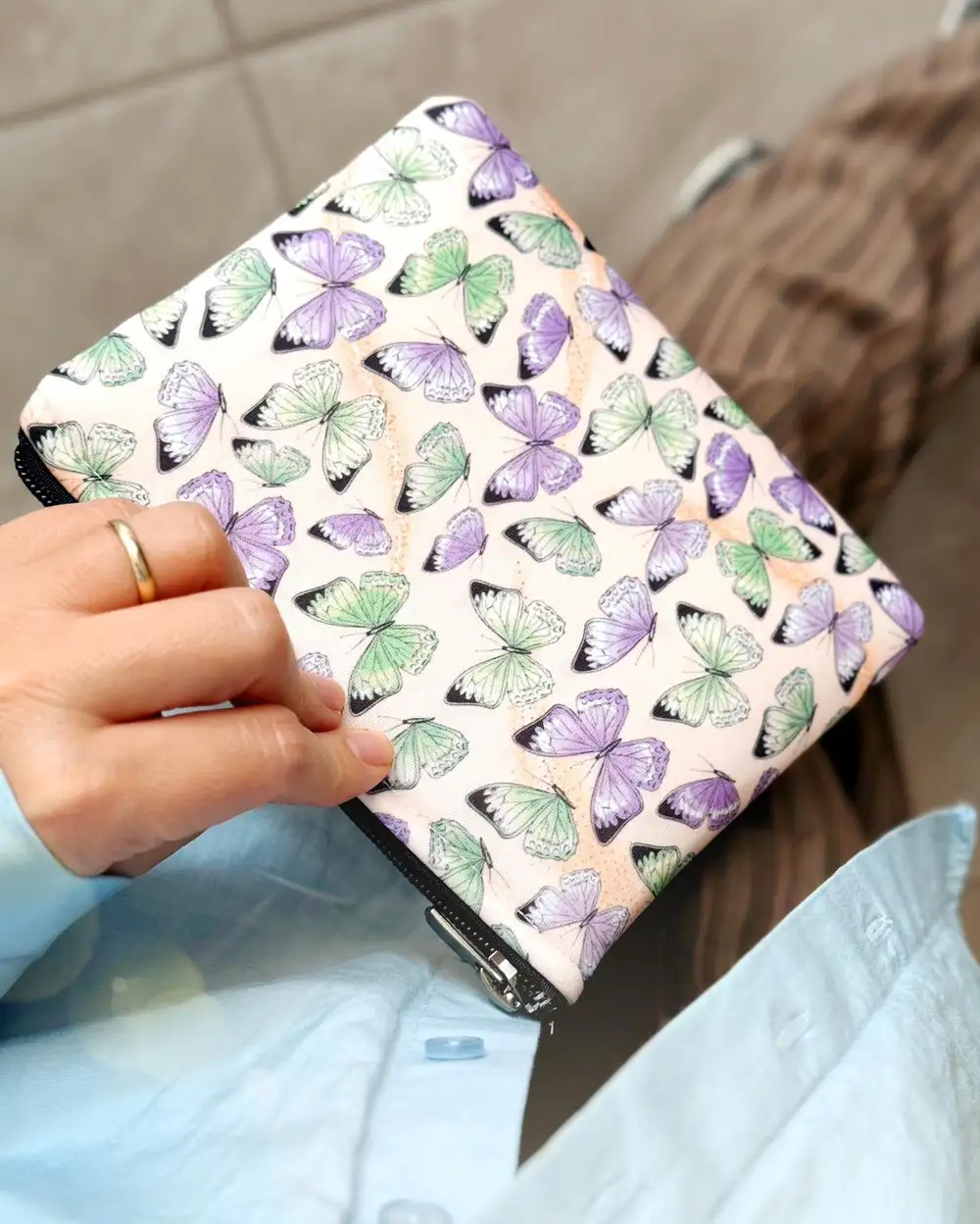 Daily Spark Kelebekli Clutch Kalemlik
