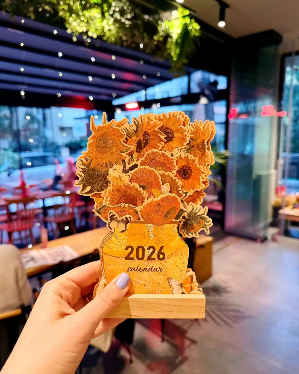 2026 Çiçekli Masa Takvimi Van Gogh Ayçiçekleri