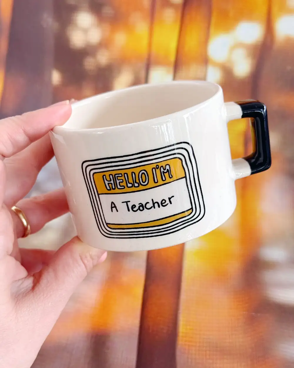 Hello I'm Teacher Öğretmene Hediye Kupa