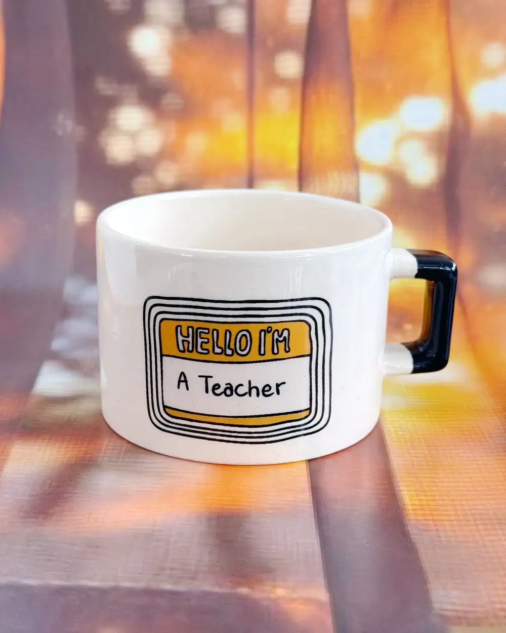 Hello I'm Teacher Öğretmene Hediye Kupa