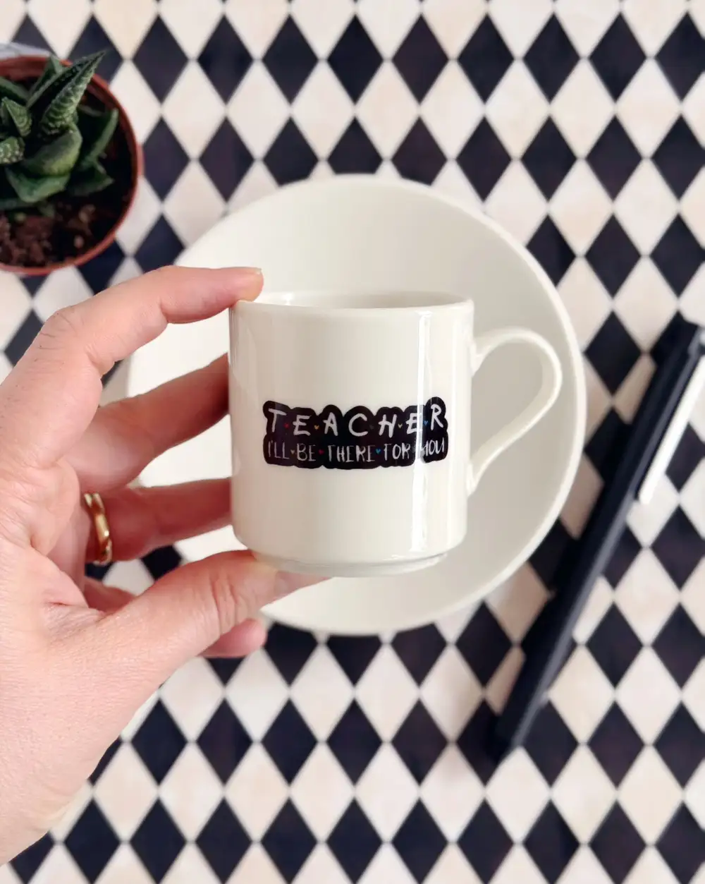 Friends Sever Öğretmene Türk Kahvesi Fincanı