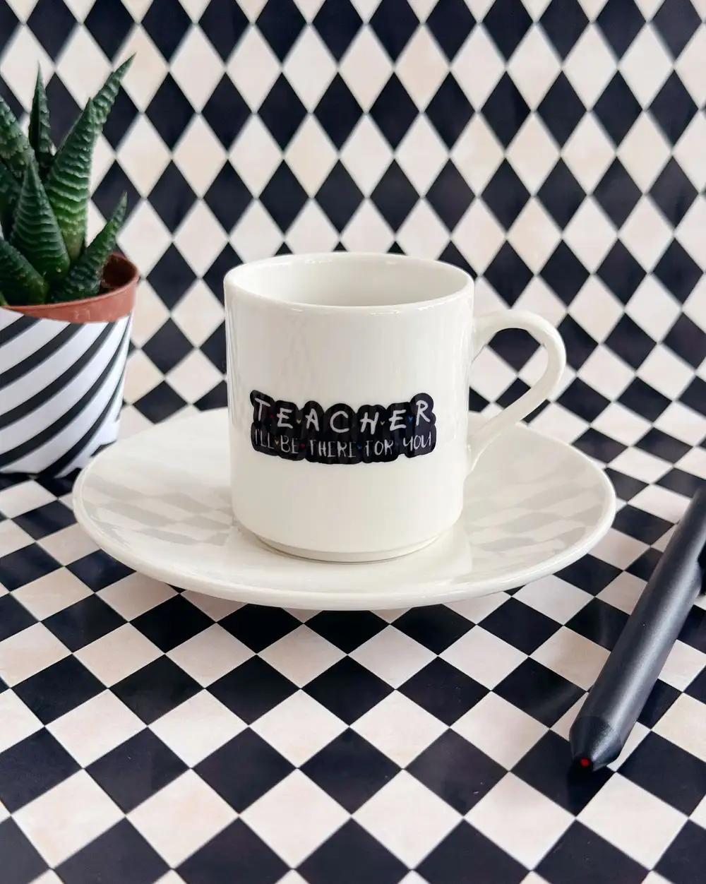 Friends Sever Öğretmene Türk Kahvesi Fincanı