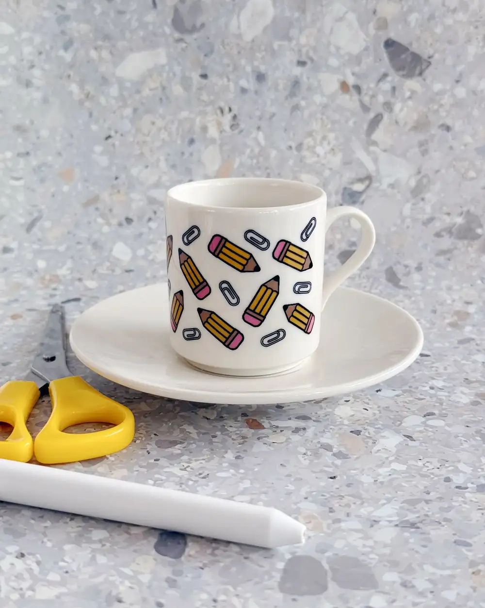 Kurşun Kalem Türk Kahvesi Fincanı