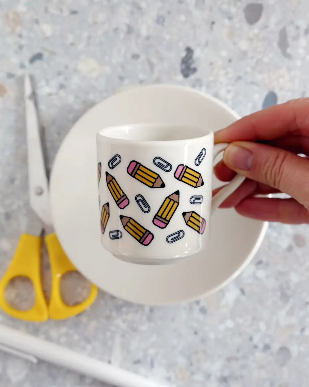 Kurşun Kalem Türk Kahvesi Fincanı