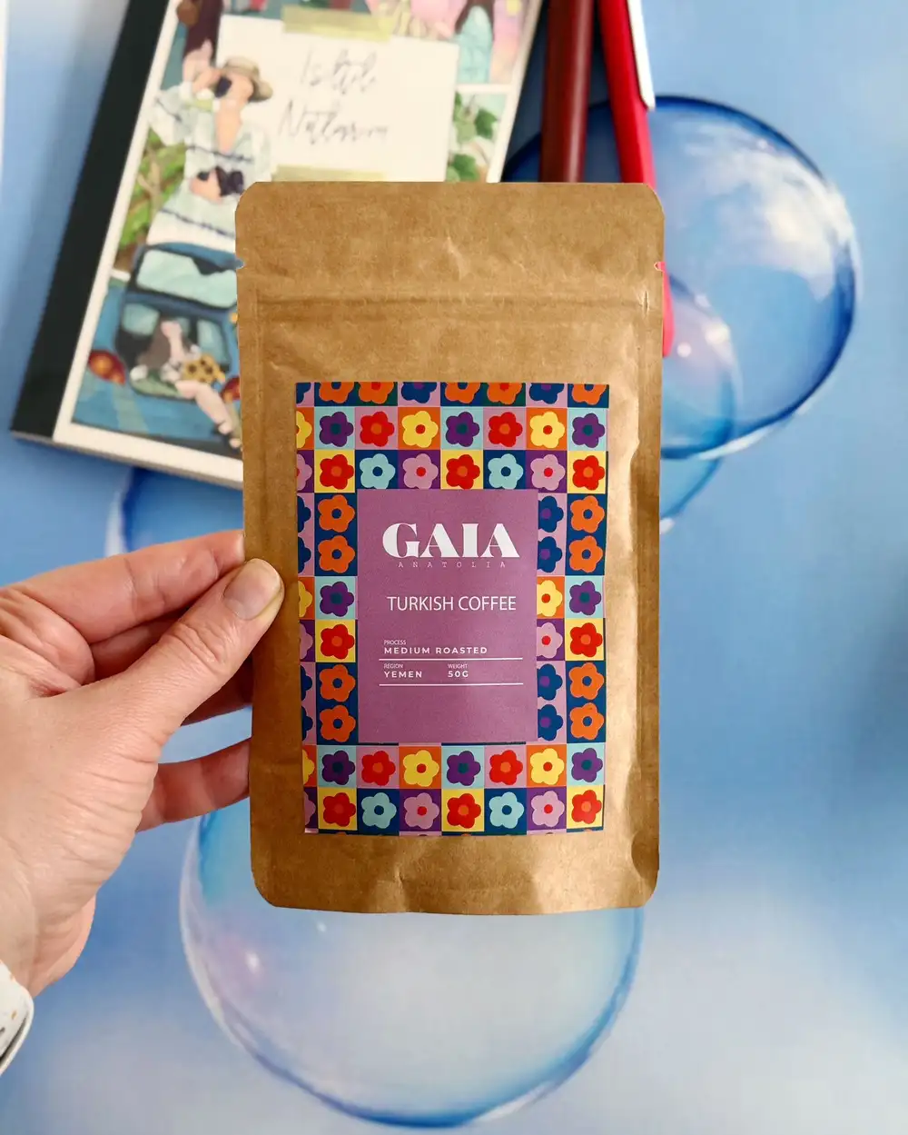 Gaia Anatolia Colorful Daisy Türk Kahvesi 50 gr.