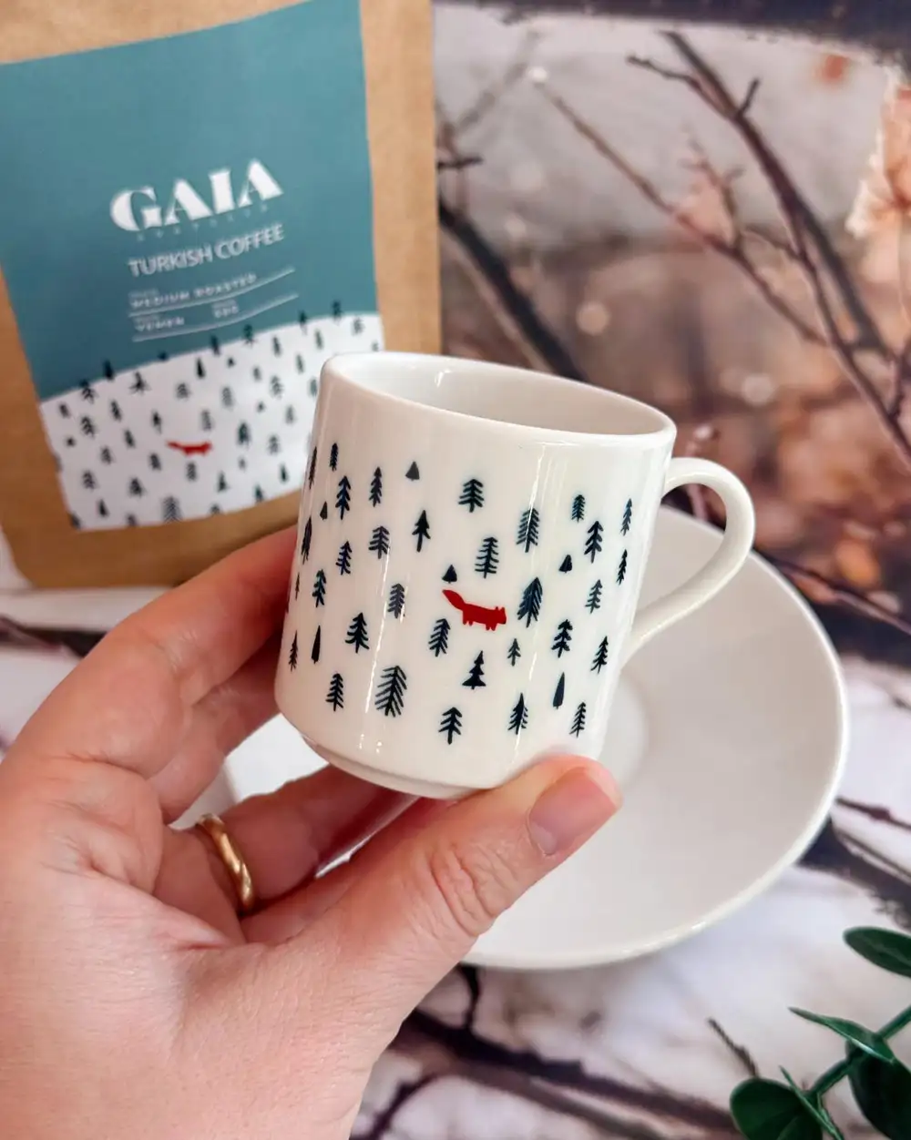 Tilki Türk Kahvesi Fincanı