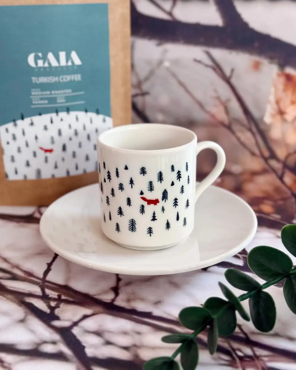 Tilki Türk Kahvesi Fincanı