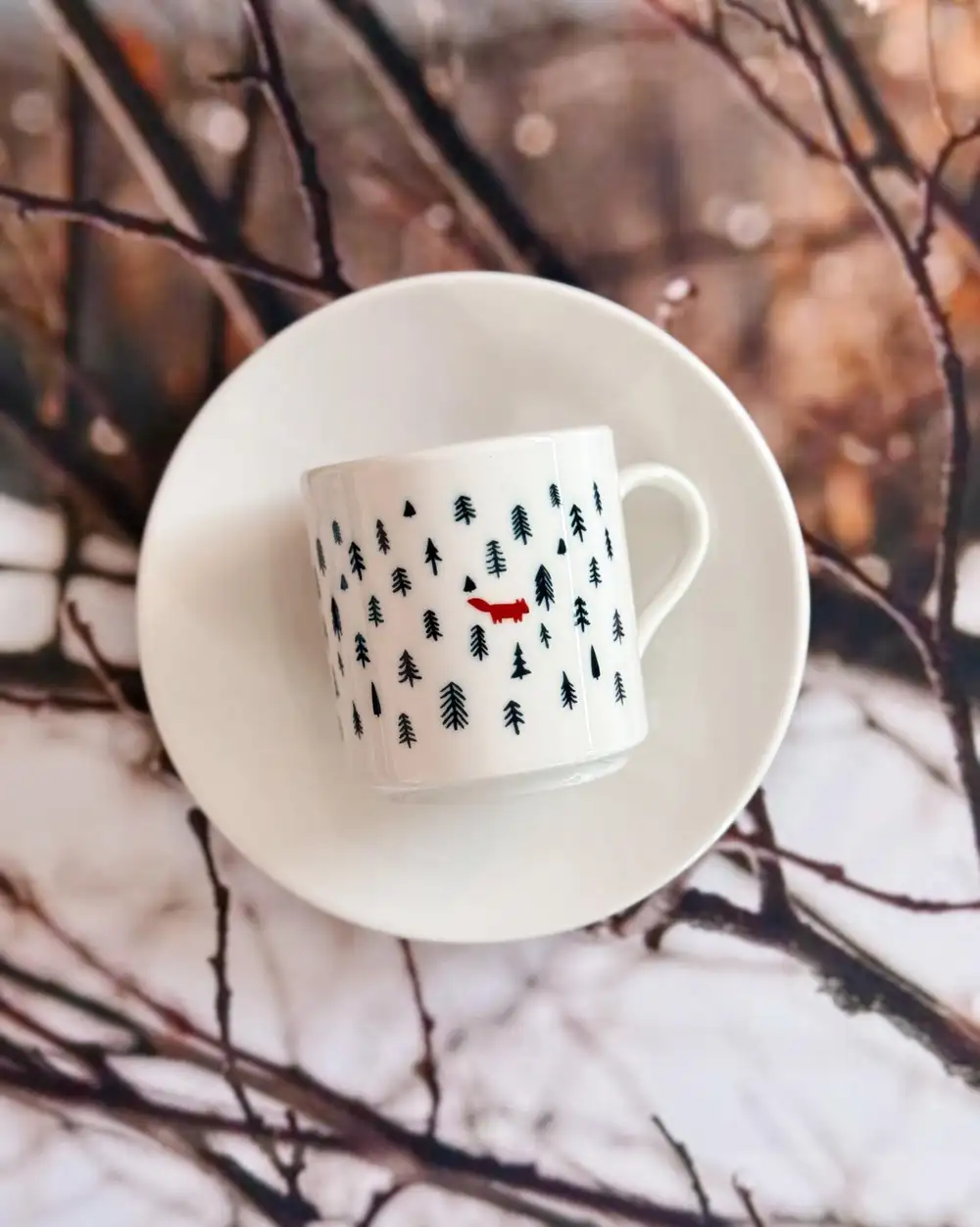 Tilki Türk Kahvesi Fincanı