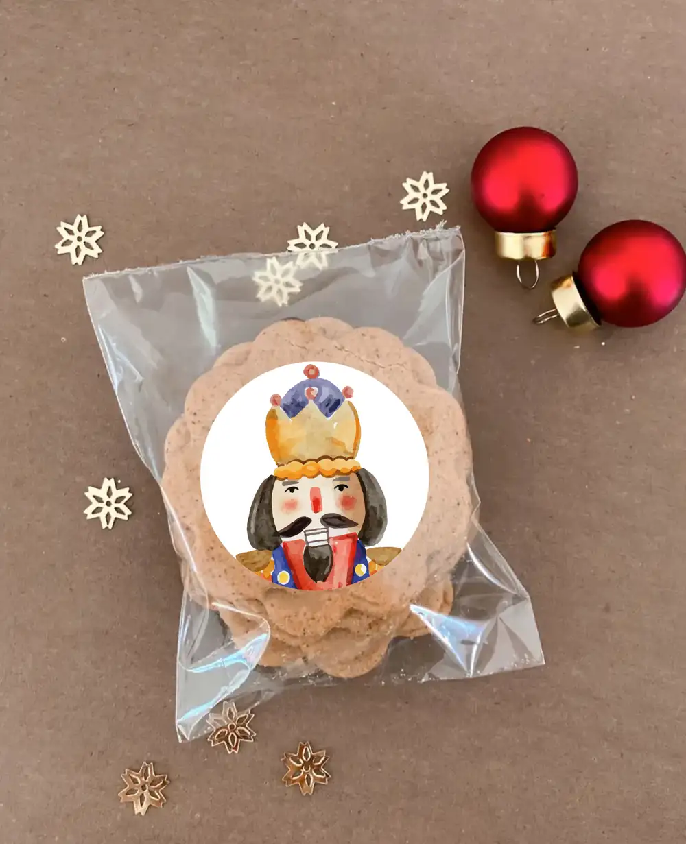 Zencefilli Tarçınlı Kağıt Kurabiye - Yılbaşı Hediyesi Kurşun Asker