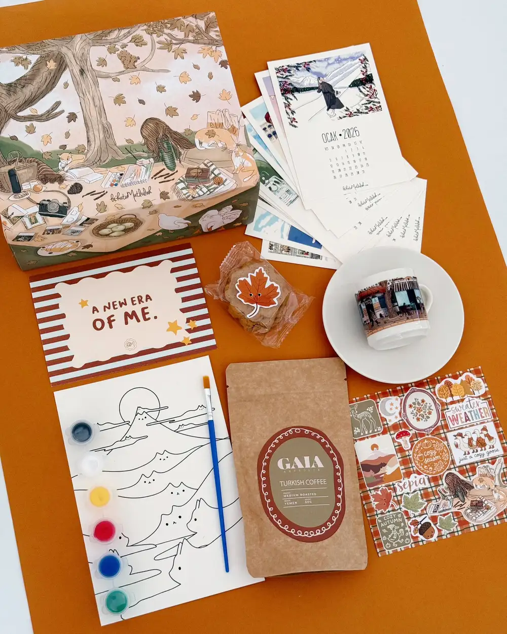 Sürpriz Sepya Hediye Kutusu Seti