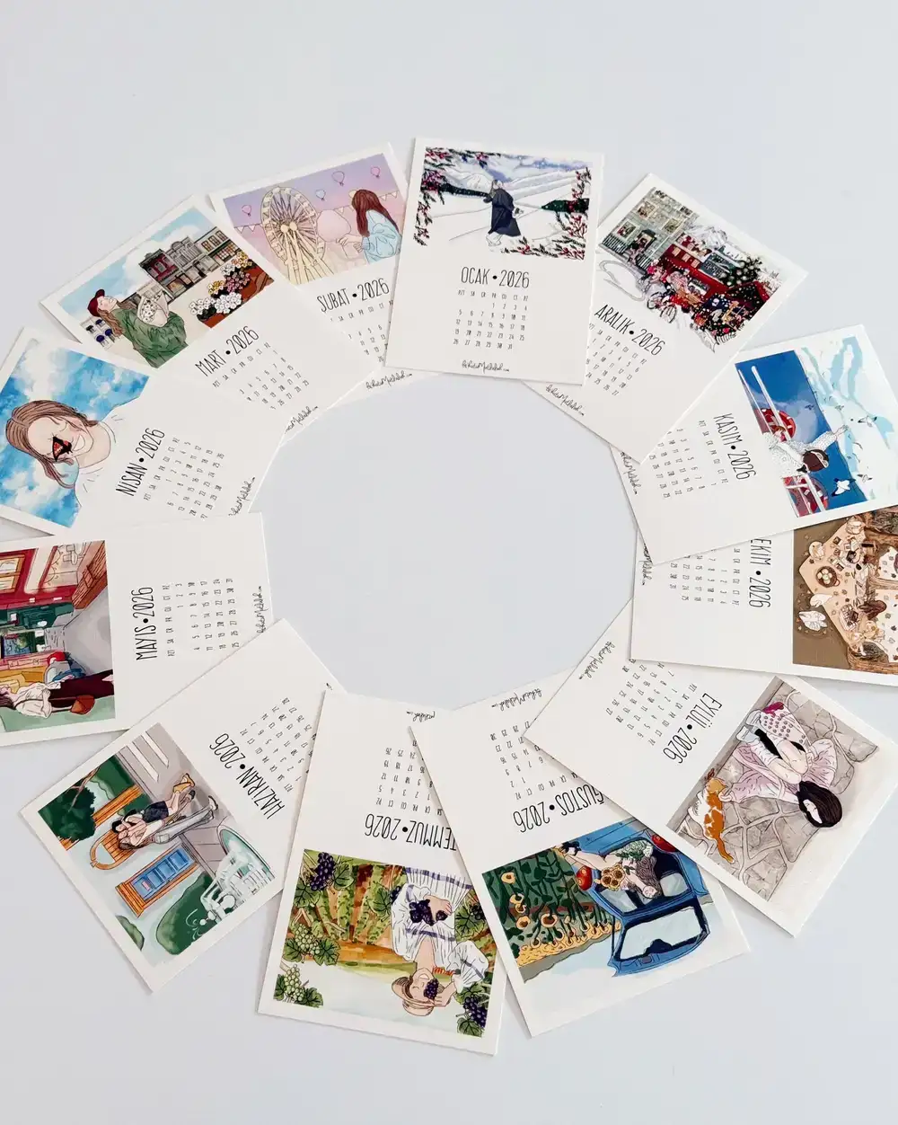 Sürpriz Sepya Hediye Kutusu Seti