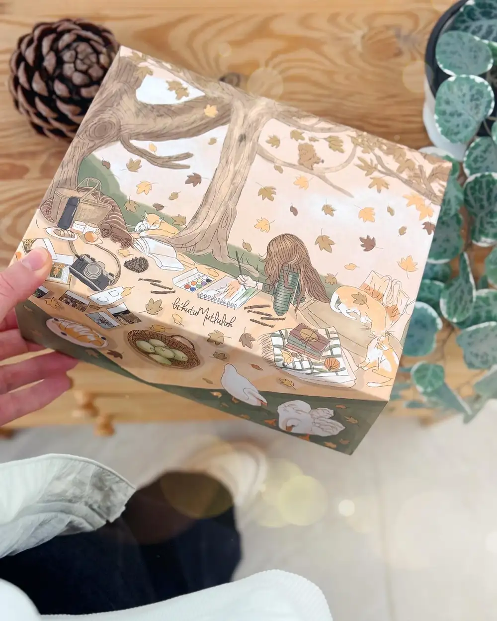 Sürpriz Sepya Hediye Kutusu Seti