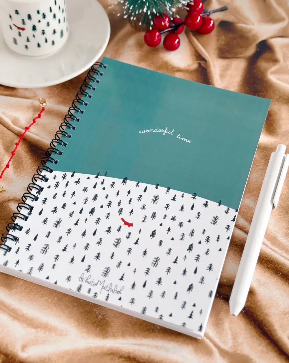 N268 Tilki A5 Spiralli Defter