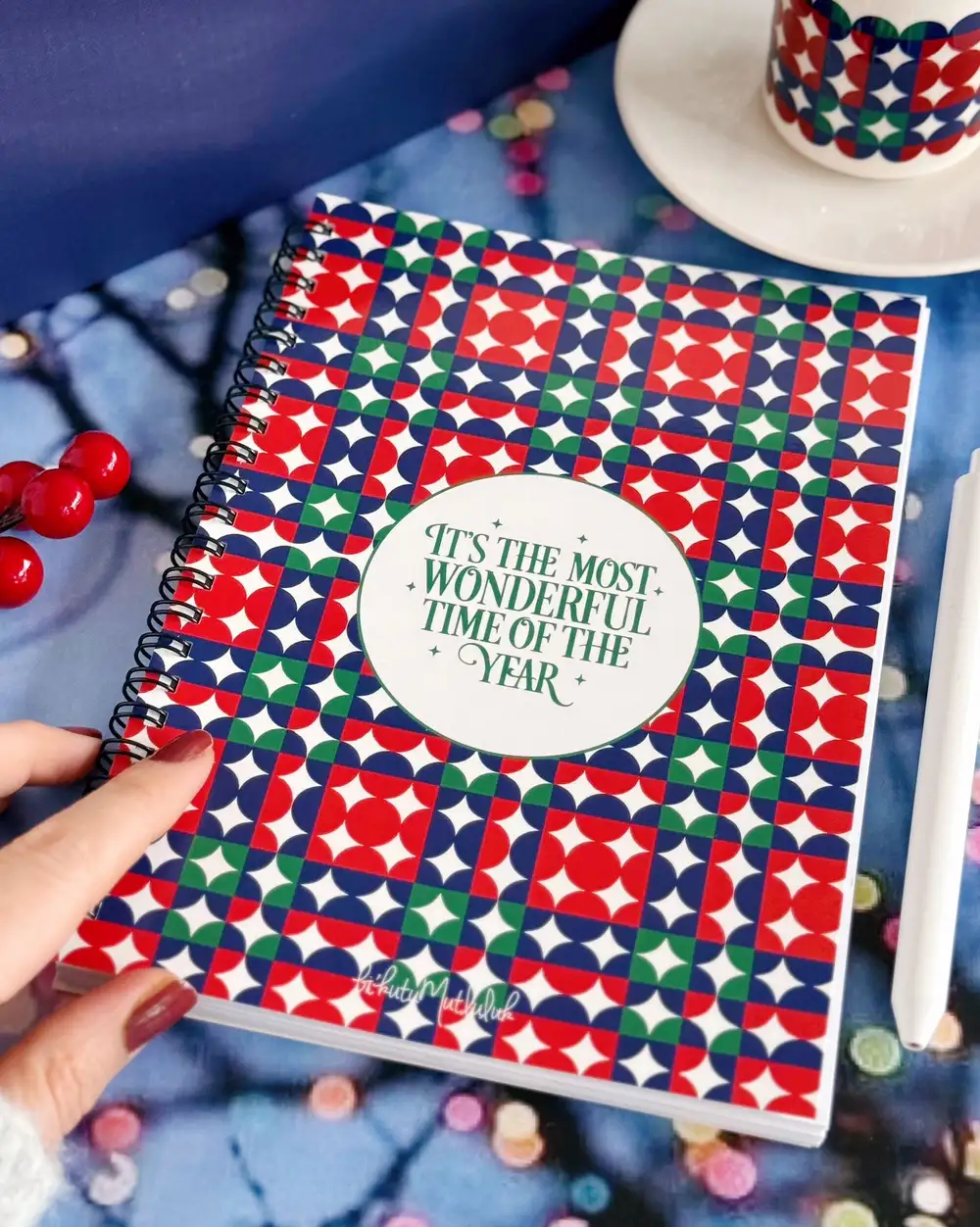 N273 Wonderful Year Yılbaşı A5 Spiralli Defter