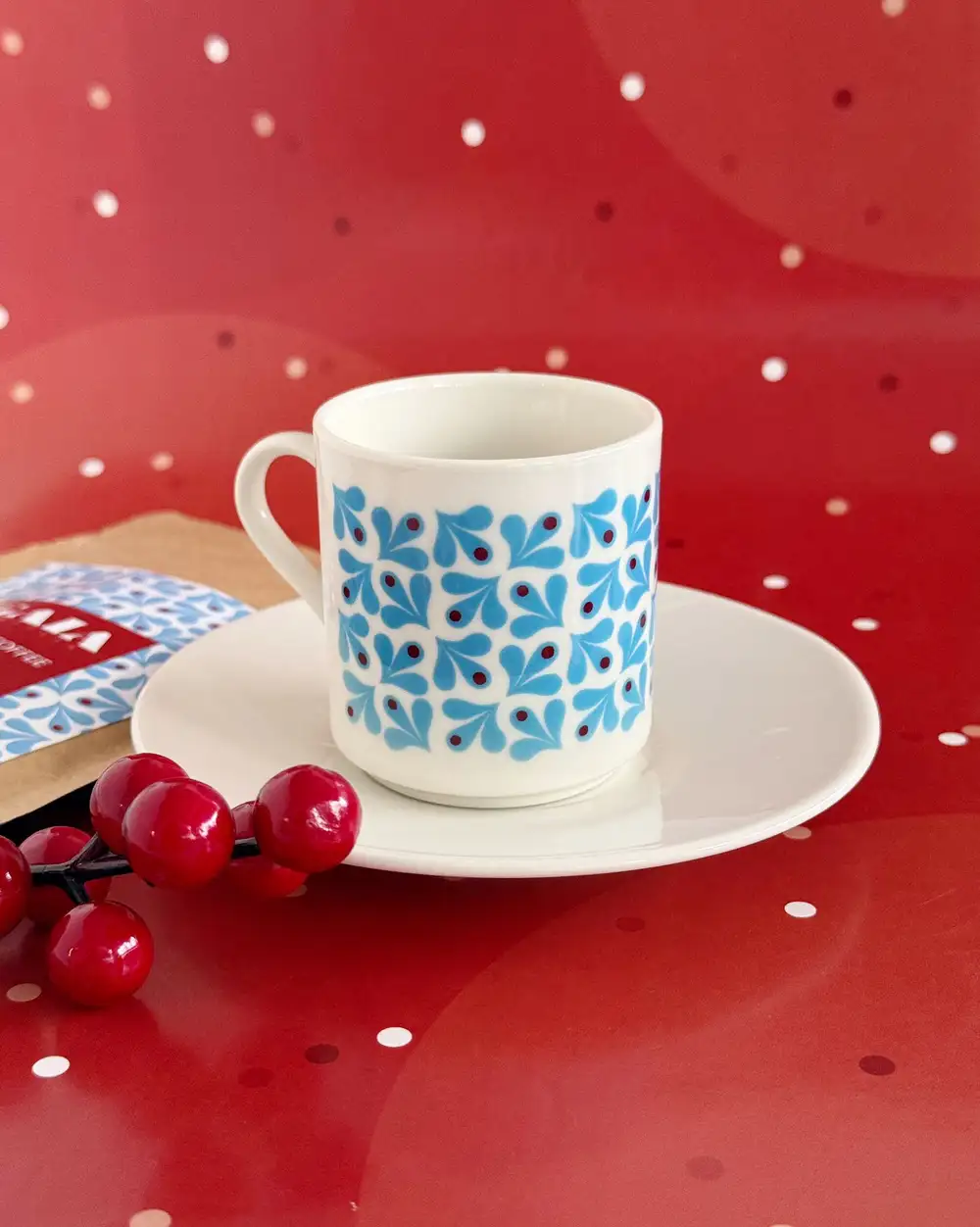 Anatolia Motifli Türk Kahvesi Fincanı