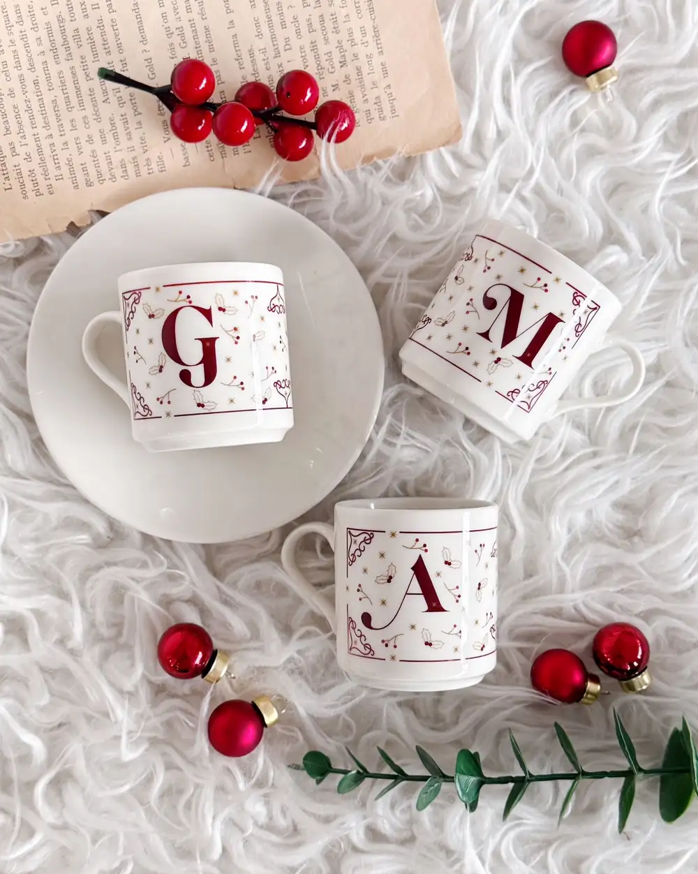 Baş Harfli Yılbaşı Hediyesi Türk Kahvesi Fincanı