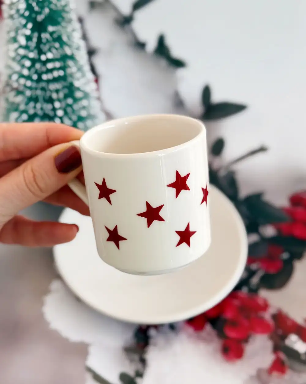 Yıldızlı Türk Kahvesi Fincanı