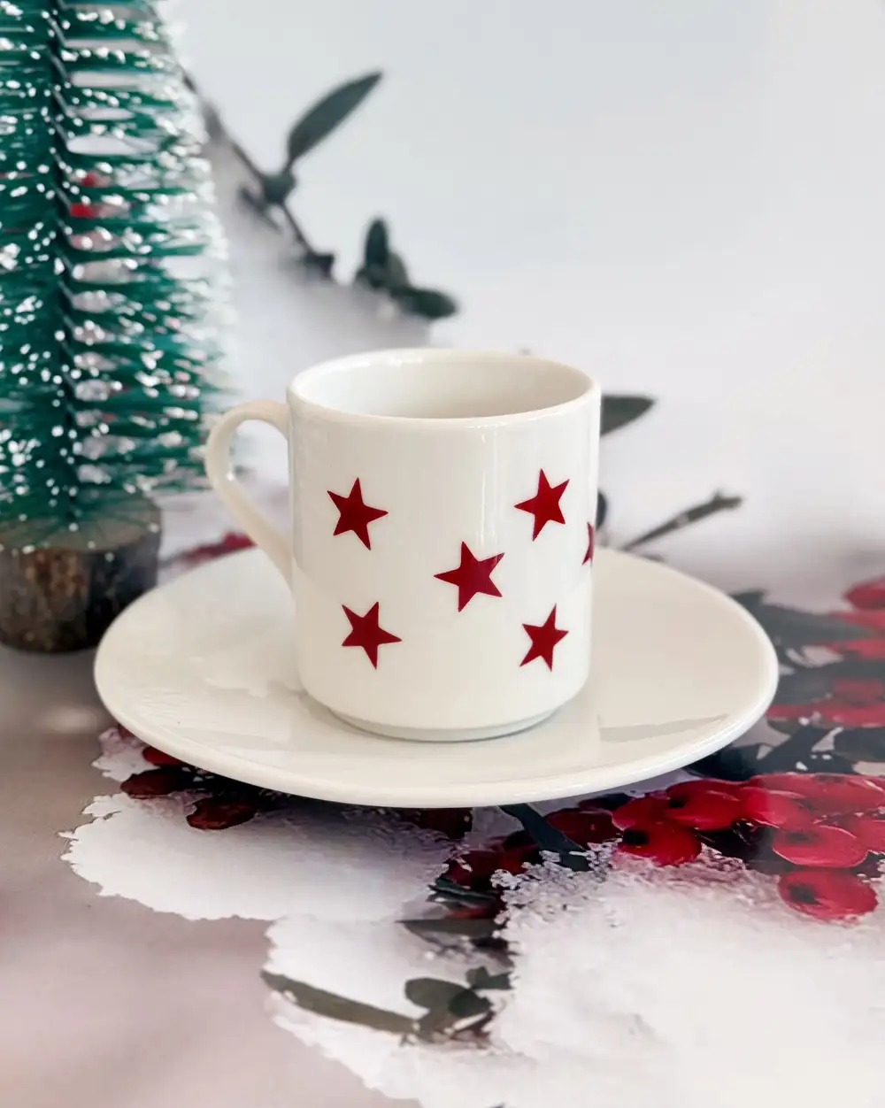 Yıldızlı Türk Kahvesi Fincanı