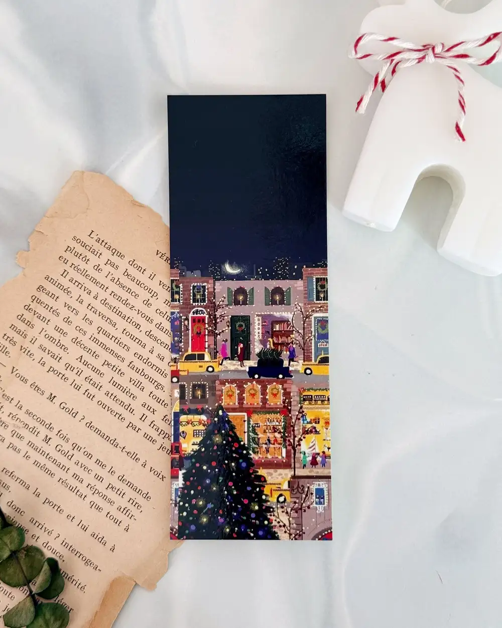 Yeni Yıl Temalı Kitap Ayracı