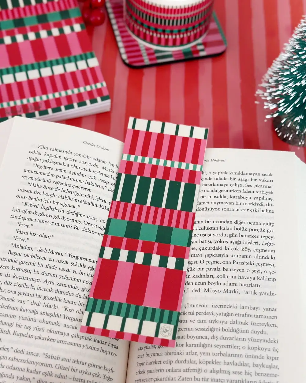 Cool Pattern Kitap Ayracı