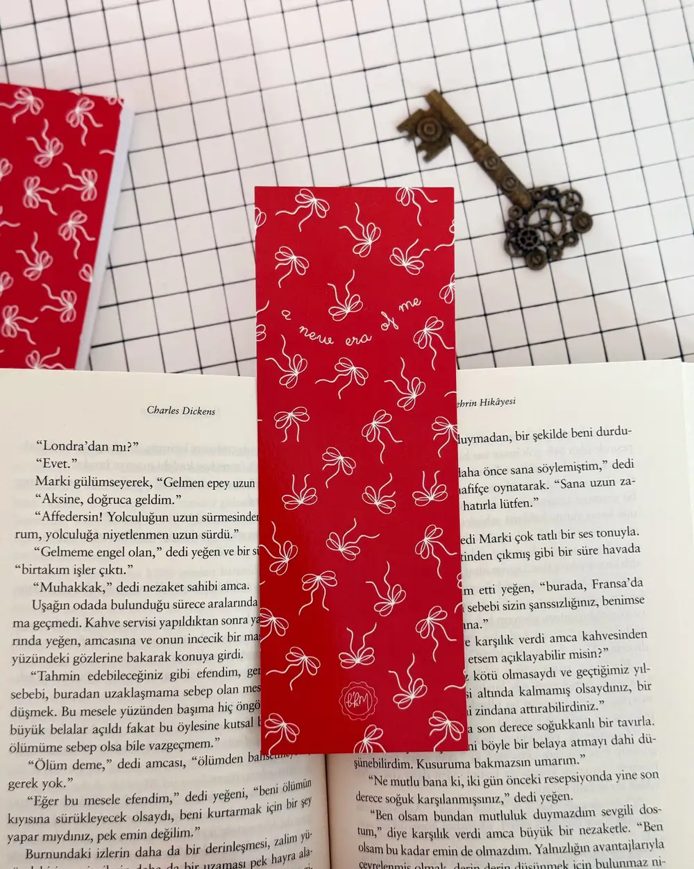 Fiyonklu Kitap Ayracı