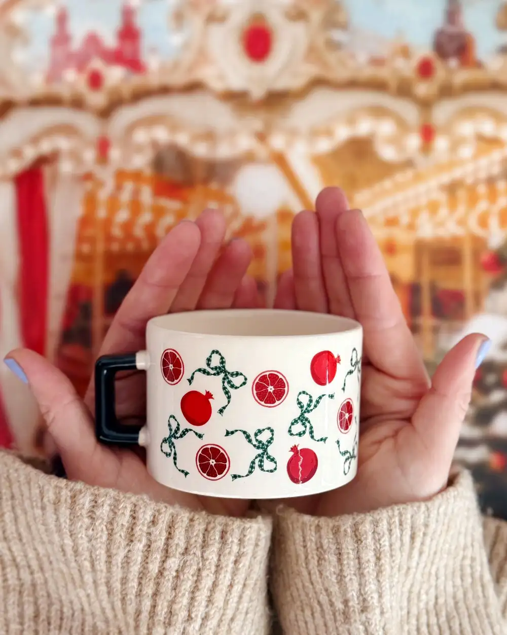 Narlı Bereketli Hediye Kupa Fincan