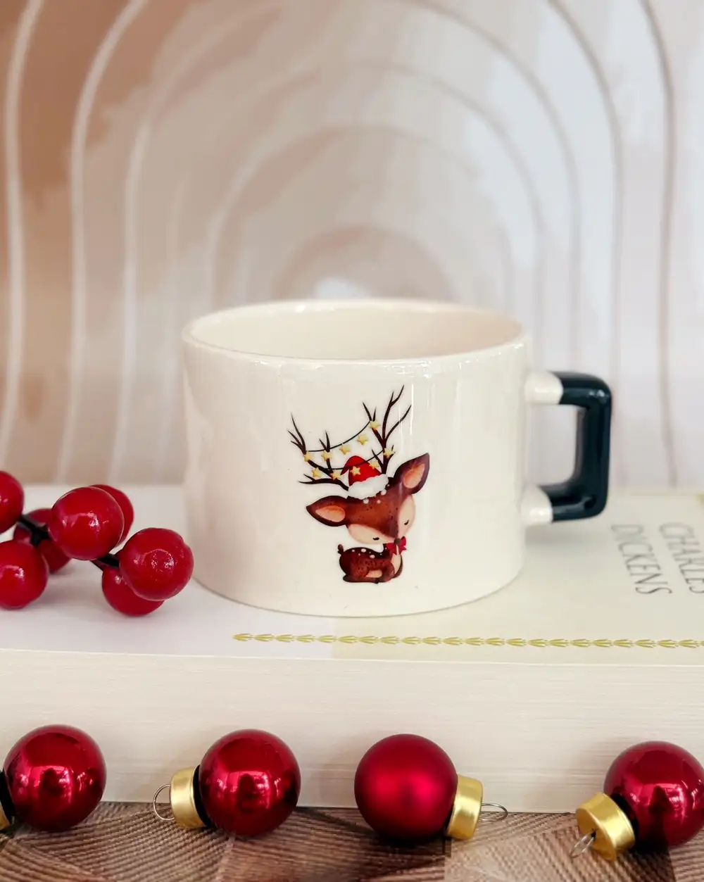 Geyikli Hediye Kupa Fincan