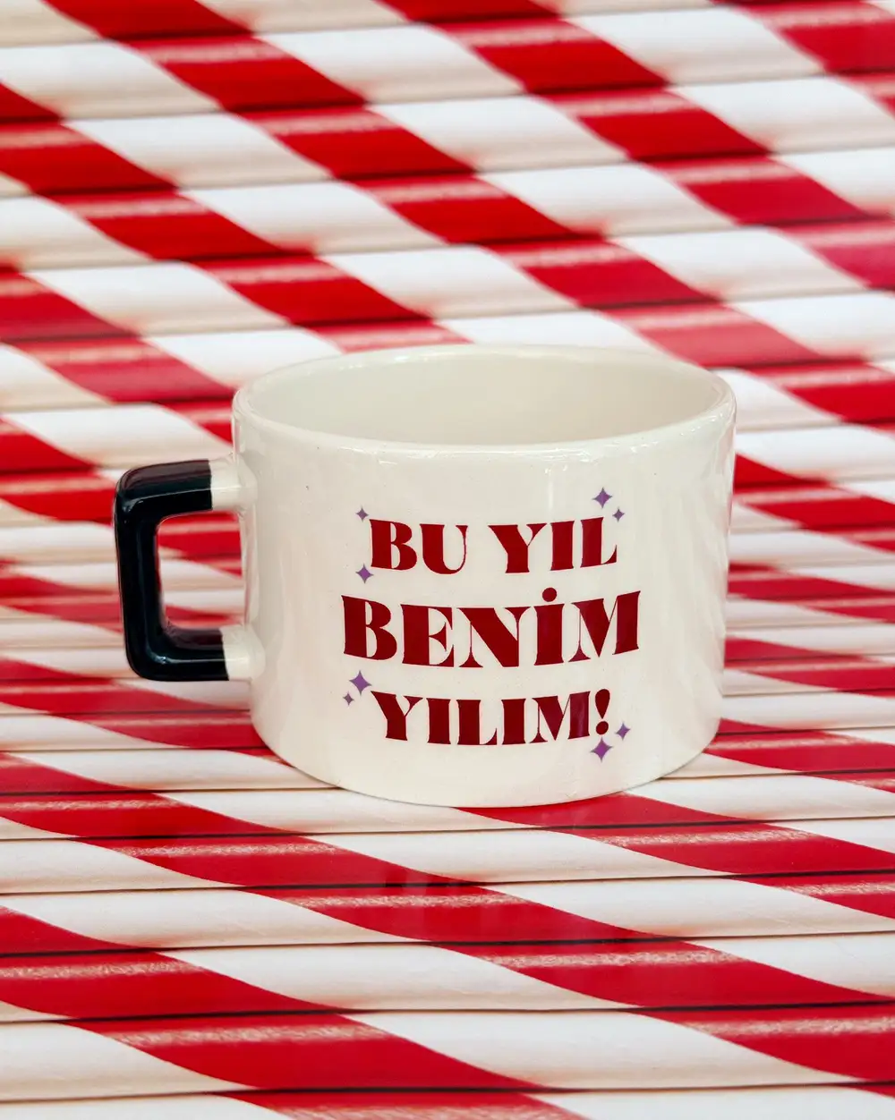 2026 Benim Yılım Olacak Manifestli Yılbaşı Hediye Kupa Fincan