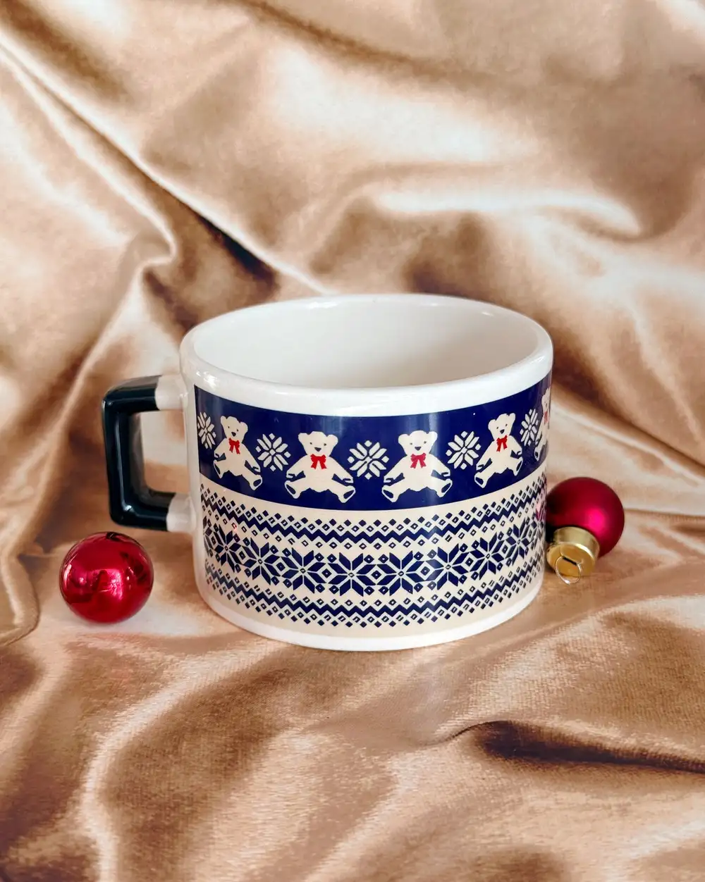 Vintage Ayıcıklı Kupa Fincan