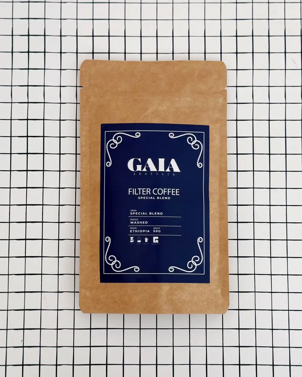 Filtre Kahve - Vintage Gaia Anatolia Filter Coffee 50 gr.