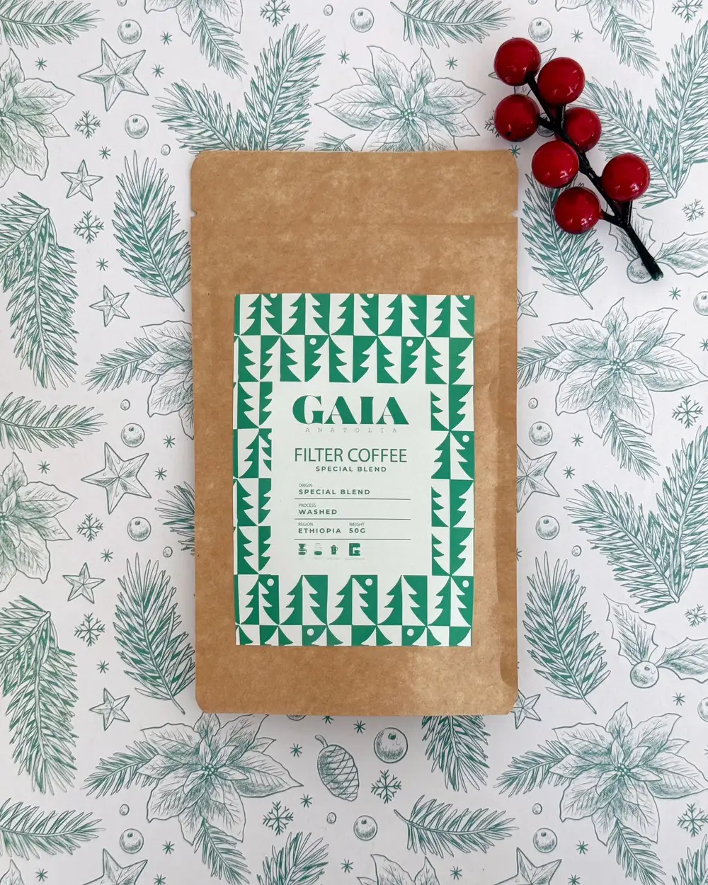 Filtre Kahve - Cool Yeni Yıl Gaia Anatolia Filter Coffee 50 gr.