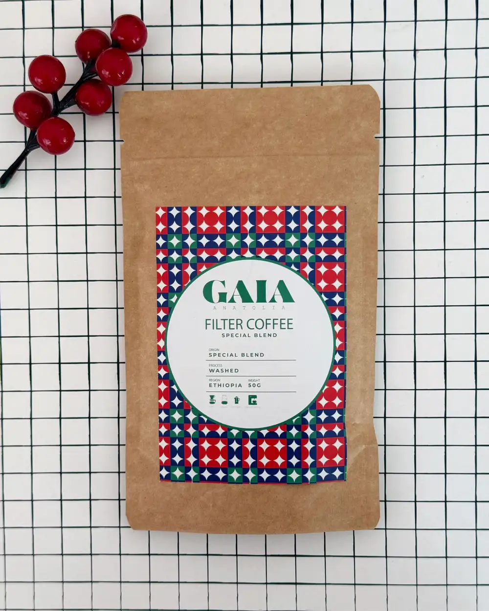 Filtre Kahve - Glitter Gaia Anatolia Filter Coffee 50 gr.