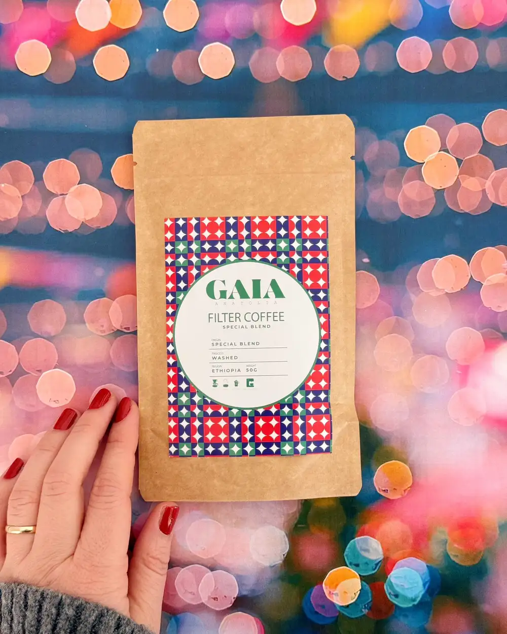 Filtre Kahve - Glitter Gaia Anatolia Filter Coffee 50 gr.