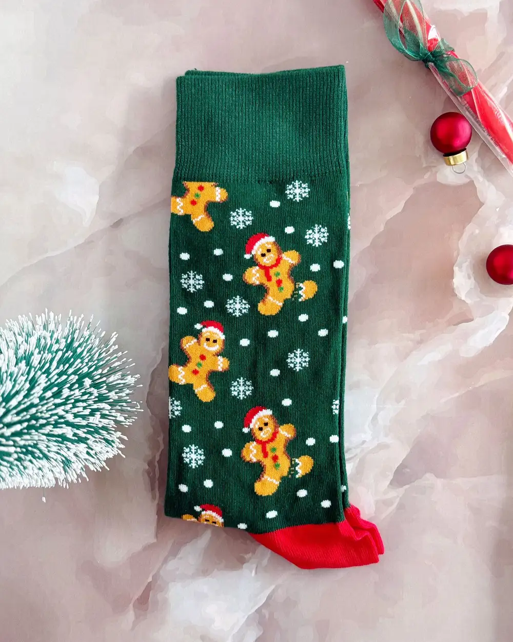 Kurabiye Adam Yılbaşı Erkek Çorabı