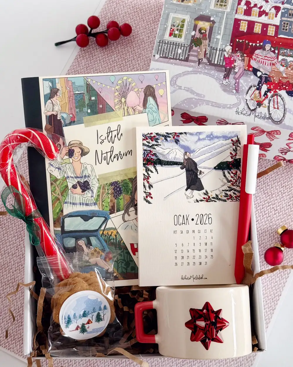 Bikutumutluluk Kızı Yılbaşı Hediye Kutusu