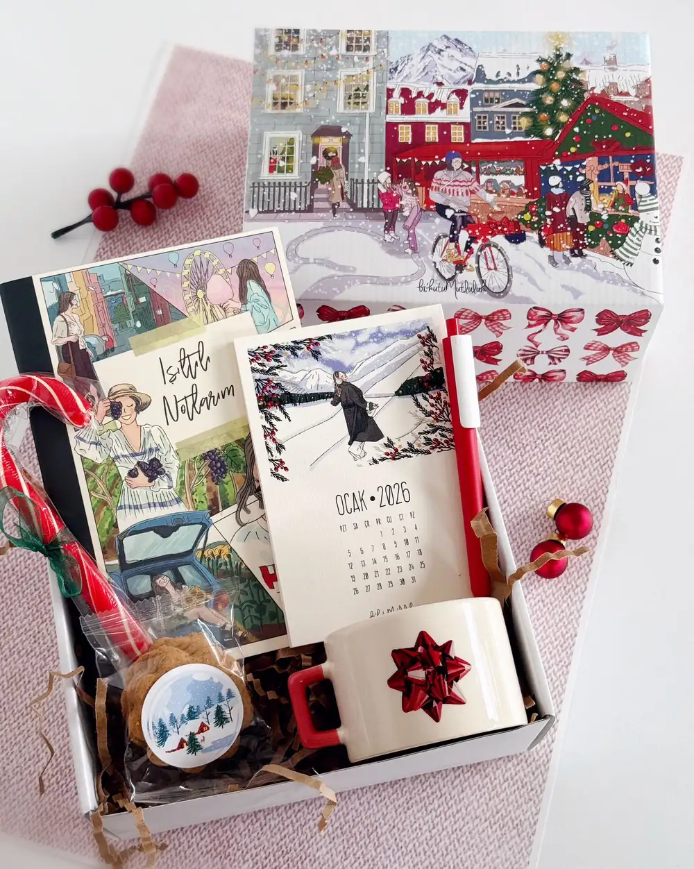 Bikutumutluluk Kızı Yılbaşı Hediye Kutusu