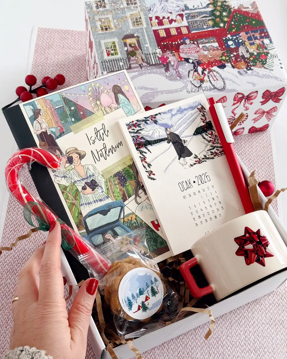 Bikutumutluluk Kızı Yılbaşı Hediye Kutusu