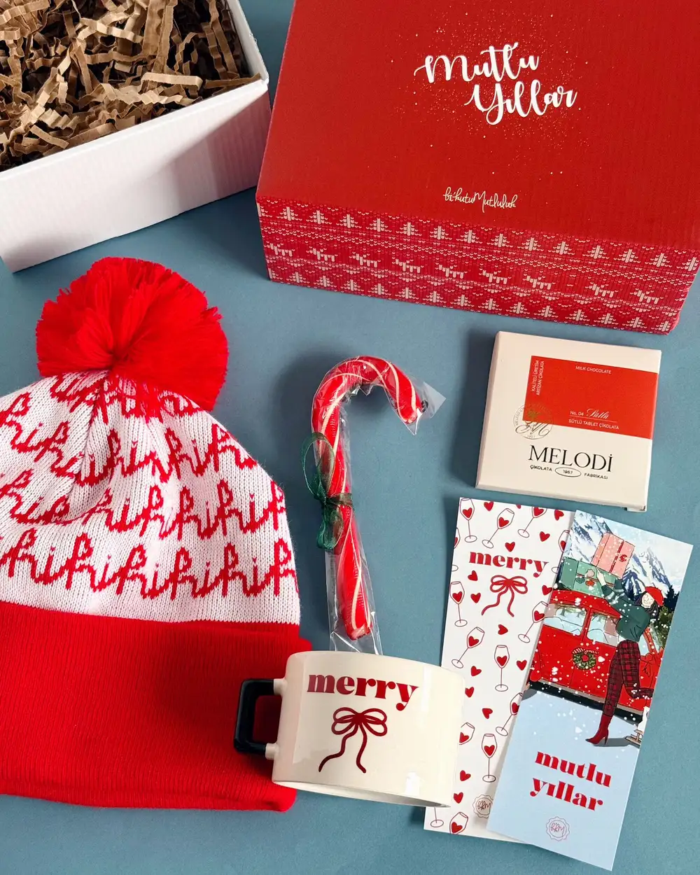 Merry Girl Yılbaşı Hediye Kutusu