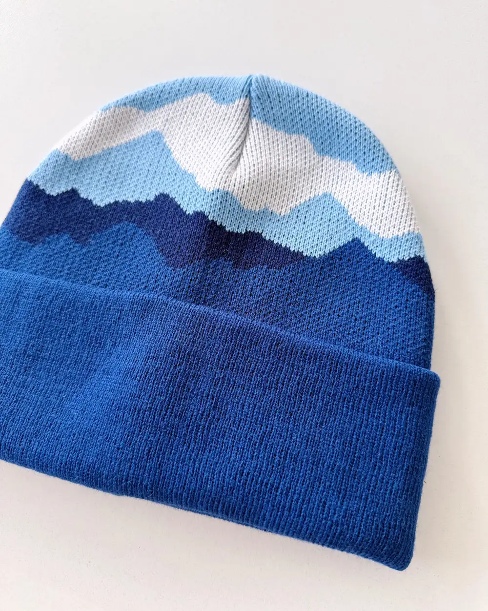 Kış Manzarası Buz Mavi Bere