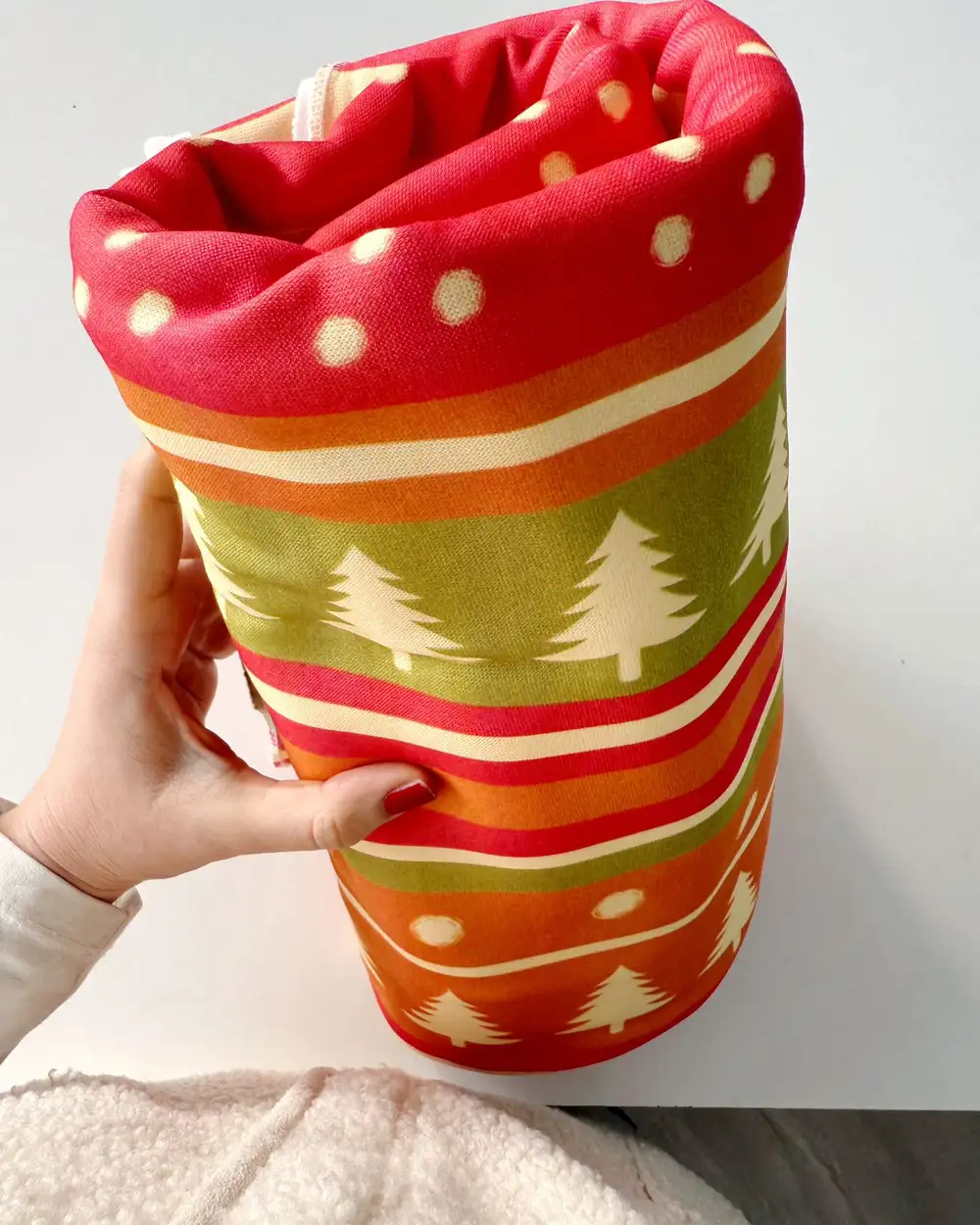 Yılbaşı Desenli Polar Tv Battaniyesi