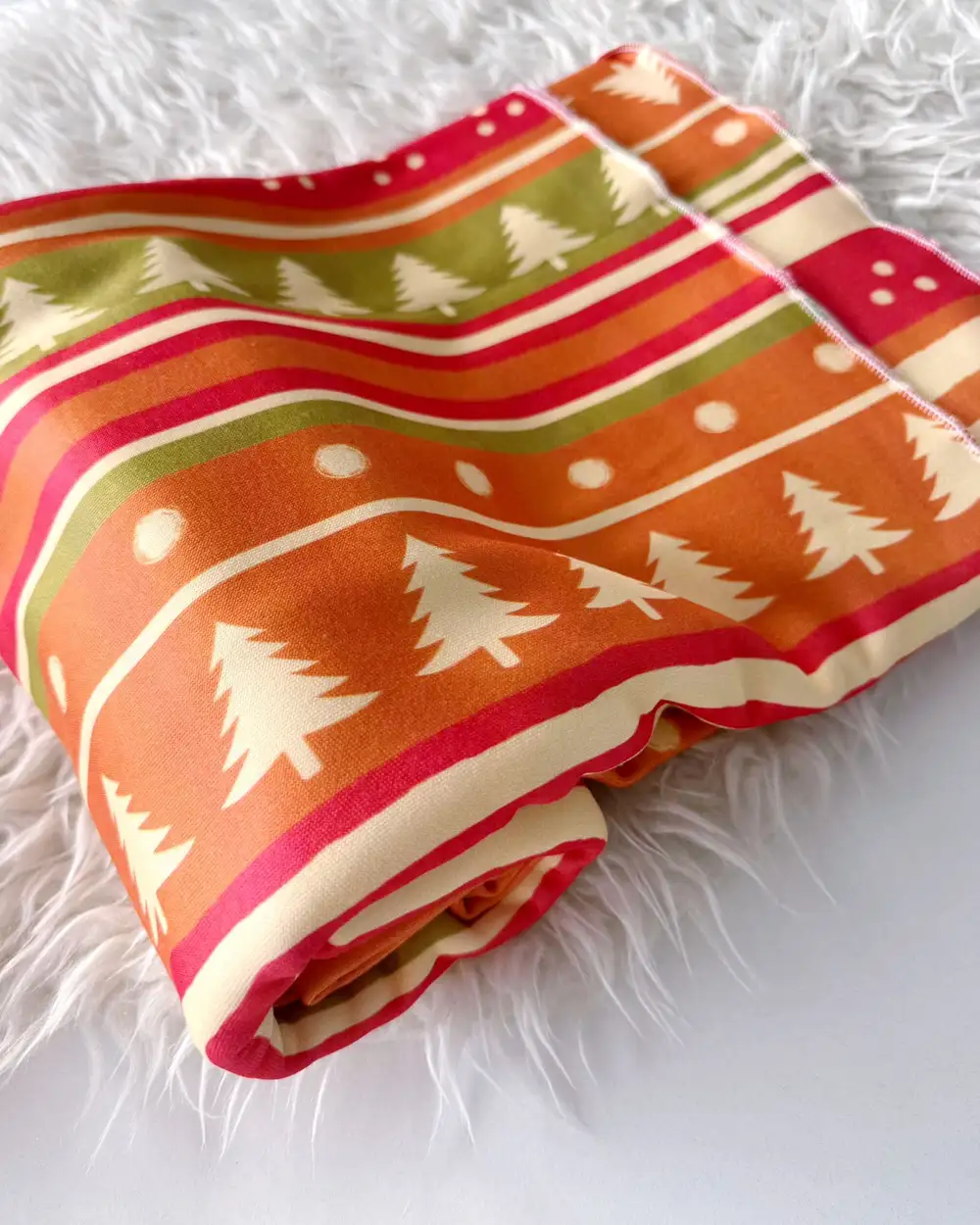 Yılbaşı Desenli Polar Tv Battaniyesi