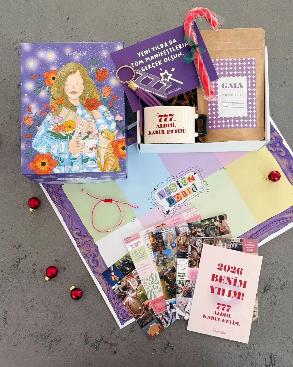 Vizyon Panolu Yılbaşı Hediye Kutusu