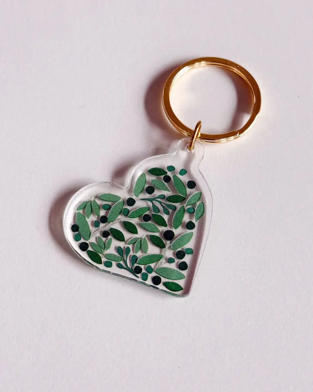 Yeşil Kalp Hediyelik Anahtarlık