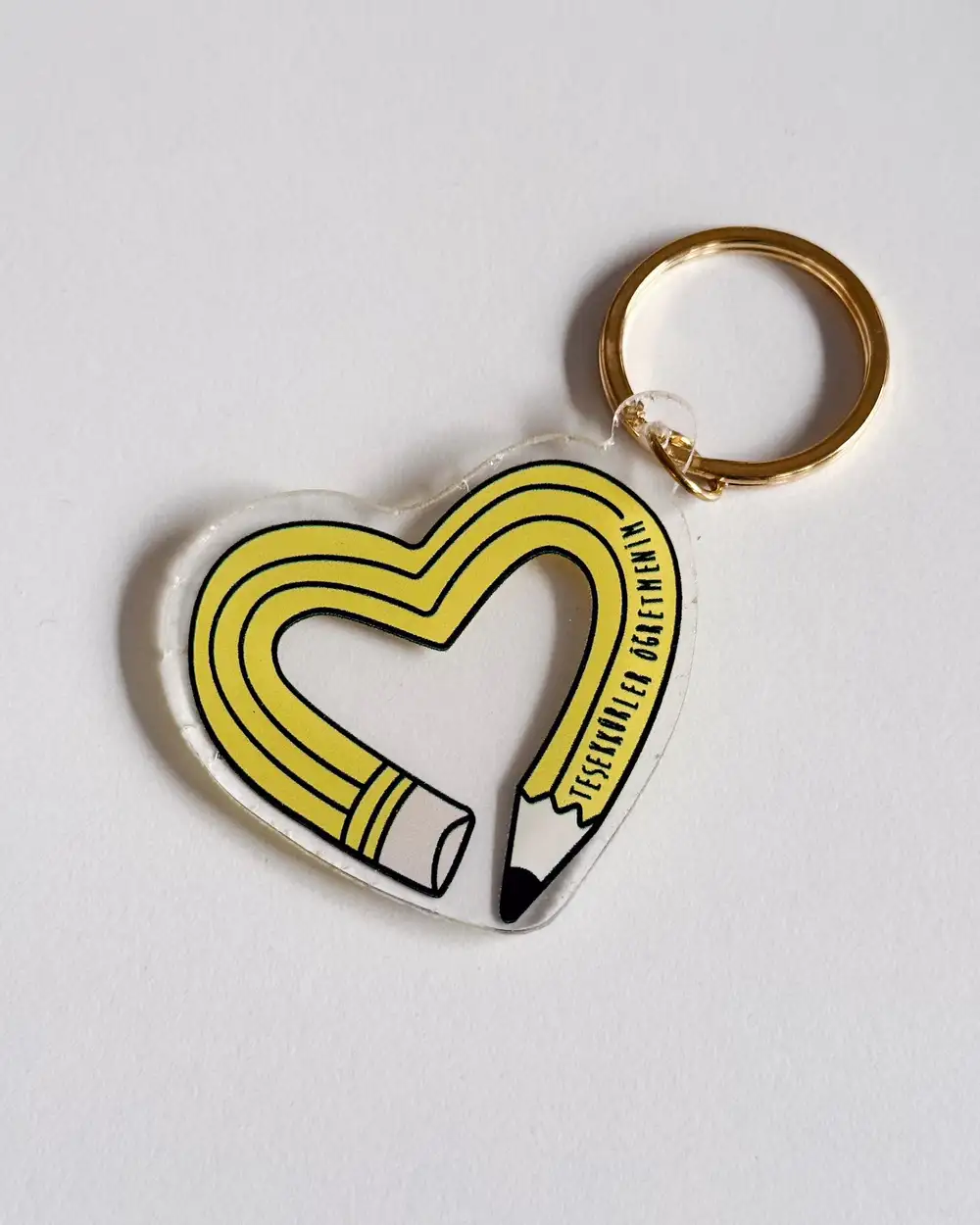 Öğretmene Hediyelik Anahtarlık