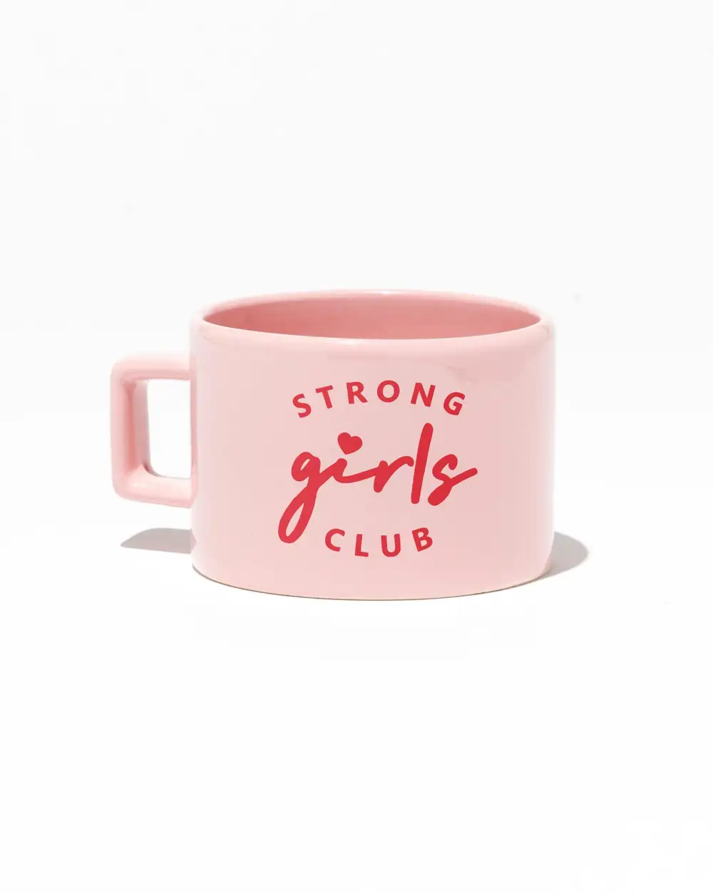 Strong Girls Club Pembe Kupa Fincan