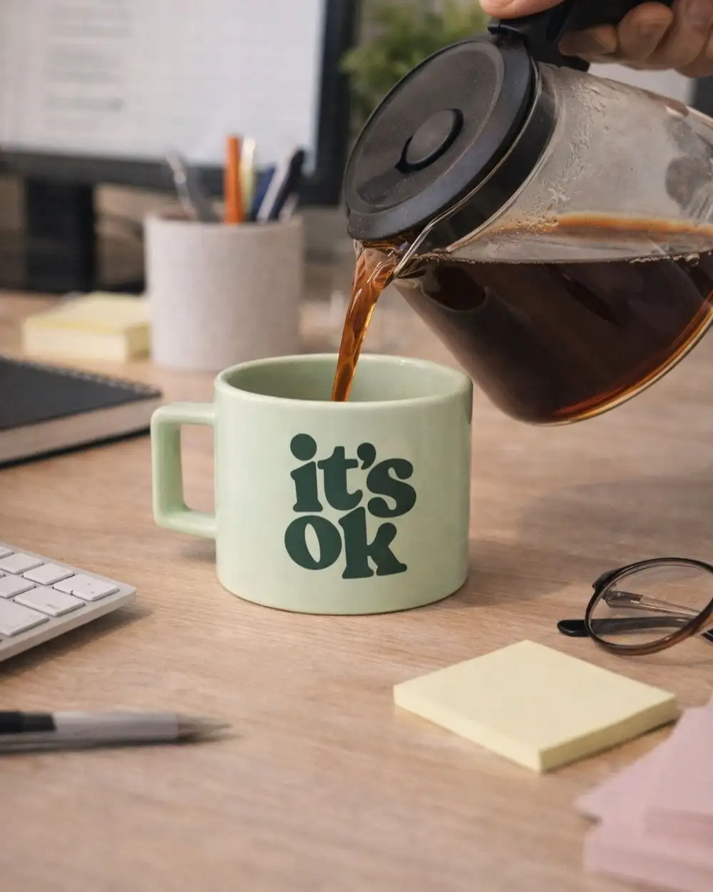 It's Ok Mint Kupa Fincan