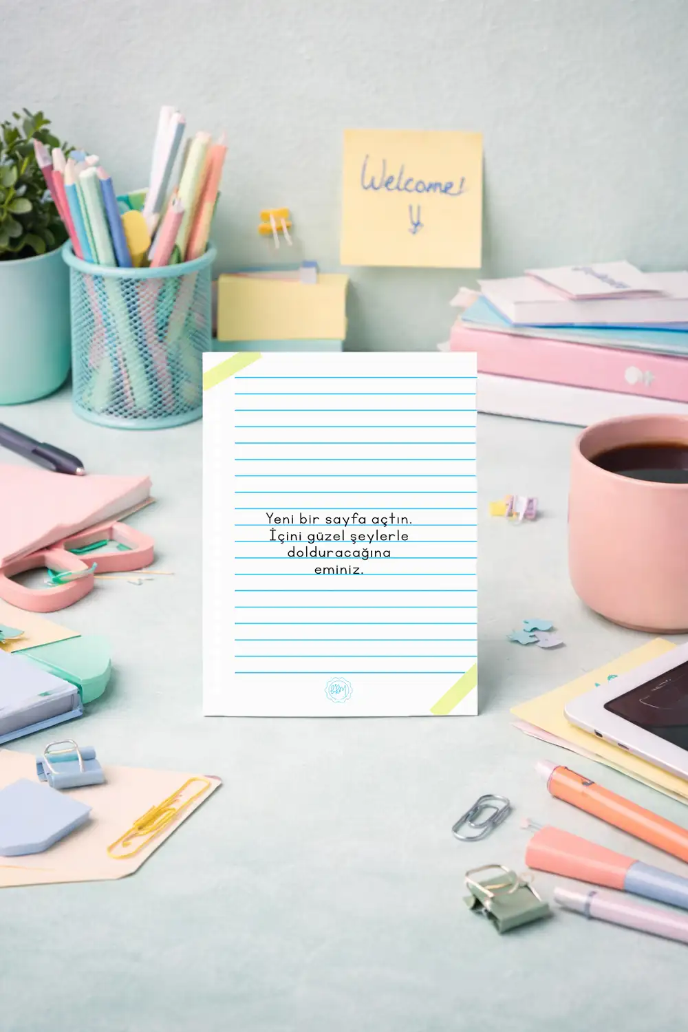 Yeni İşe Başlayana Tebrik Kartı Kartpostal