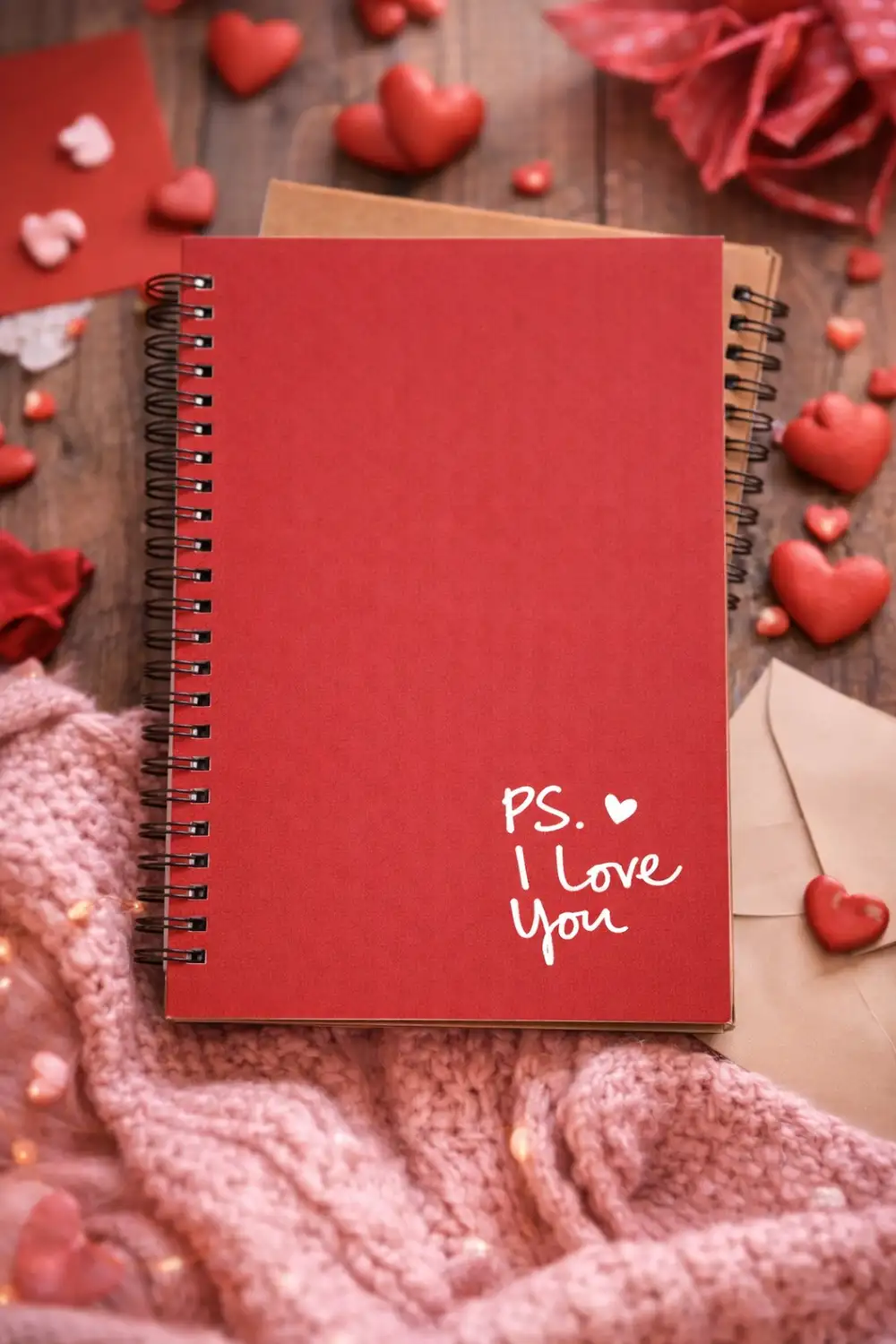 N282 P.S. I Love You A5 Spiralli Defter